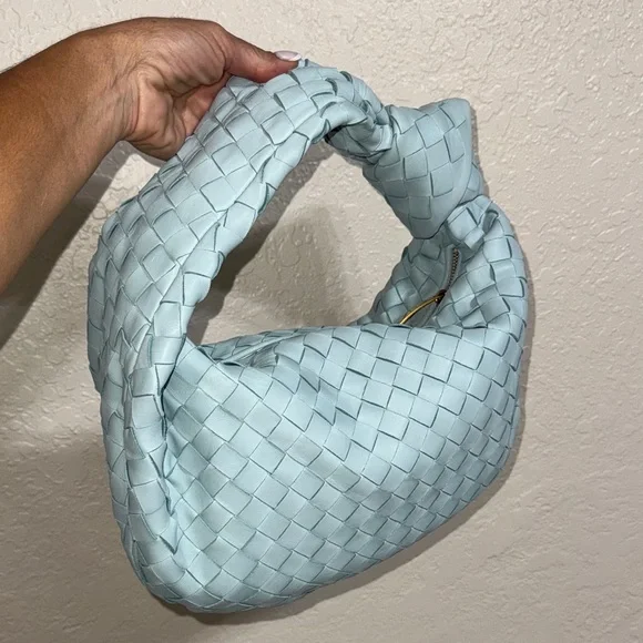 Bottega Veneta Light Blue Teen Jodie - Picture 4 of 5